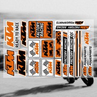 KTM Decal Set High Quality Printed and Cut Stickers Motorcycle Sticker