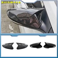 Für Hyundai Veloster 2012-2018 Auto Rückspiegel Abdeckung Außen Zubehör Ox Horn Seite Shell Reverse Caps Trim Carbon faser