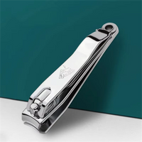 Nail Clippers Stainless Steel Sharpest Nail Cutter Duty Curved Edge for Adult Men Women Swing Out Nail Cleaner/File