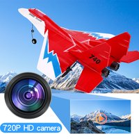 ZY-740 RC Plane With Camera 2.4G Remote Control Aerial Version Big Airplane EPP Foam RC Aircraft Glider Toys for Kids Gifts