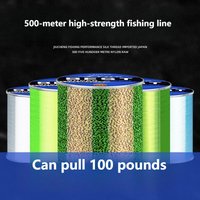 500m Fishing Line Nylon Line Super Strong Monofilament Line Japan Material Fishline for Carp Fishing Accessories
