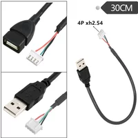 USB to 4P xh2.54 cable USB to 4P MX1.25 USB to PH2.0 USB USB2.0 Female/ Male Cable USB to Dupont 4 pin Data Cable 30cm