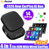 CarRocket 2026 Android 14 CarPlay Ai Box Wireless Android Auto 3in1 USB Adapter For Youtube Netflix Universal TV Box Plug & Play image 4