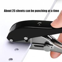 1 Pc Heavy Duty Single Hole Punch, Portable HandHeld Hole Puncher for Paper, Cards, Tags, Edge Banding, Cardboard 6mm 8mm 10mm
