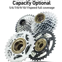 Vg Sports Bicycle Spinning Flywheel 5/6/7/8/9/10/11 Speed Bicycle Threaded Freewheels 14-28T 13-28/32T 11-32/36T Discs