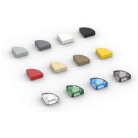 10PCS 25269 Parts Tile Round 1x1 Quarter Building Blocks 100% Compatible DIY Bricks Toys