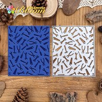 Original Lovely Layers Tools Father Square Frame Background Metal Cutting Dies Scrapbooking Decorative Embossing