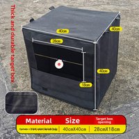 New Thickened Target Box for Archery Practice Indoor And Outdoor Durable Kevlar Noise Reduction Curtain Steel Ball Recovery