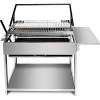 BBQ Charcoal Grill 360 Degree Rotating Portable Universal Adjustable Folding Flip Grills for Outdoor Camping Garden