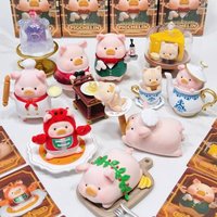 Lulu Pig Five-star Restaurant Series Blind Box Kawaii Piggy Animation Trend Birthday Gifts Decoration Surprise Mystery Christmas