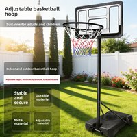 Adjustable Basketball Hoop Stand Indoor Outdoor Reusable Circle Alloy Material No-Brand Sports Equipment for Children And Adults