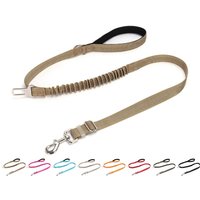 Pet Leash Elastic Anti-riot Chute Leashes Reflective Tactical Training Dog Leads