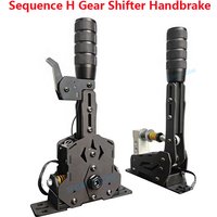 Sim Racing Games PC USB Sequence H Gear Shifter Handbrake For Thrustmaster /Logitech /SIMAGIC /FANATEC /MOZA Steering Wheel Base