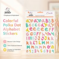 Creative Path Self Adhesive Mini Alphabet and Number Stickers Scrapbooking Small English Letter Stickers For Journaling Planner