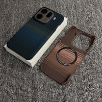 Ultra Slim Carbon Fiber Kevlar Pattern Magnetic Phone Case for OPPO Find X9 X8 X8S Pro Ultra Wireless Charge Protect Hard Cover