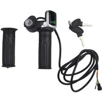 36/48V E-Bike Throttle Accelerator Electric Scooter Grip Handlebar With LED Display Electric Bicycle Accessories