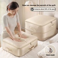 Heavy-Duty Compression Dustproof Organizer Storage Bag Large Capacity Moisture-proof Clothes Blankets Quilts Moving Storage Bag