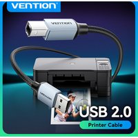 Vention USB Printer Cable USB Type B Male to A Male USB 2.0 Cable for Canon Epson HP ZJiang Label Printer DAC USB Printer