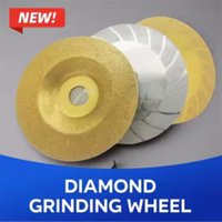 Diamond Grinding Wheel 4 Inch 100mm Double Sided Electroplated Cutting Disc Saw Blade for Glass Jade Stone Ceramic Polishing