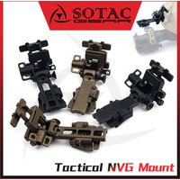 SOTAC-GEAR Ultra-Lightweight NVG Helmet Mount Breakaway Dovetail Interface Metal For PVS15/PVS18