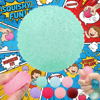 Squishy Multicolor Texture Ice Ball Squeeze Toy for Kids Adult Soft Pinch Pop Fidget Toys Children Halloween Christmas Gifts