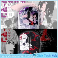 Reze Makima Anime Mouse Anti Slip Sticker Chainsaw Man Titan Leather For Gpw Atk Mchose Razer Sweat Absorbing Full Pack Stickers