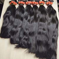 No Weft 100% Real Human Hair Extensions for Women Virgin Remy Hair Bulk Unprocessed Natural Black Virgin Indian Hair Braiding