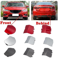 Front Rear Bumper Towing Hook Cover For Mazda 6 Atenza Sedan 2017 2018 2019 ABS Tow Hauling Eye Trailer Cap Car Accessorie