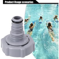 Pool Drain Valve P6H1419 Compatible with Hose Adapters for For draining Skimmer Lines Main Drain Pipes and Pump Casings