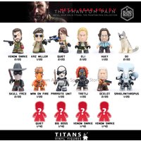 In Stock Titans Metal Gear Solid V: The Phantom Pain VENOM SNRKE KAZ QUIET MILLER OCELOT 3" Blind Box Figure Trendy Ornament Toy