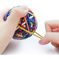 Assorted Colors 100g/150g High-Elasticity Rubber Bands Rubber Bands Natural Rubber Balls Rubber Ring Balls Rubber Bands
