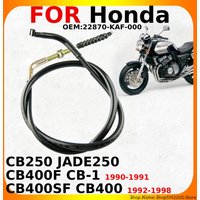 Motorcycle Clutch Cable Steel Wire Line For Honda CB250 JADE250 / CB400F CB-1 1990-1991 / CB400SF CB400 1992-1998 22870-KAF-000