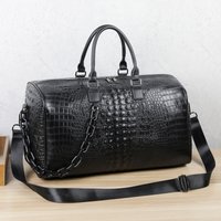 Large Capacity Travel Duffel Handbag Men Business Trip Waterproof PU Sling Shoulder Bag Gym Fitness Sports Luggage Crossbody Bag