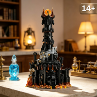 2026 Neu 5471 Teile Klassisches Riesen-Schwarzturm-Bausteinmodell Montage Sammlerstück Architektur-Display Geburtstagsgeschenk für Fans