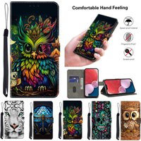 3D Magnetic Flip Leather Wallet Case For Samsung Galaxy S25 S24 S23 S22 S21 S20 S10 S10e S9 S8 Plus Ultra FE EDGE 4G/5G