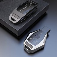 Zinc Alloy Car Key Case Holder Cover For Mercedes Benz GLC Class X253 GLC250 GLC300 GLC350e GLC63 2016 2017 2018 Accessories