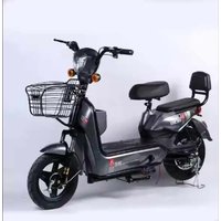 AliExpress YTYIN 500W 48V 60V Electric Bicycle for Adults, 2-Seater City Commuter E-Bike with Basket, Electric Two-wheel Scooter Moped Motorcycle