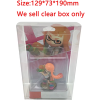 Transparent Clear Protective PET box For amiibo Splatoon Display Storage Storage Box