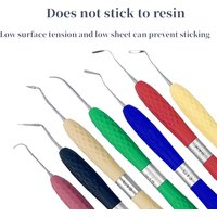 1/7pcs Dental Resin Filled Restorative Instrument Filler Aesthetic Restoration Knife Silicone Handle Germany Steel Dentistry