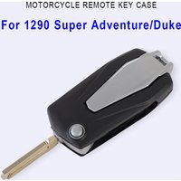 Motorcycle Remote Key Case Housing For KTM 1290 Super Adventure S R 1290 Super Duke R Fold Key Shell With Blade Accessories