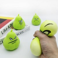 Creative Squash Squeeze Stress Ball Pumpkin Pinch Fidget Sensory Toy Anti-Stress Anxiety Relief Decompression Plaything for Kids