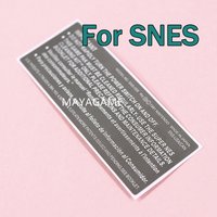 20pcs Cartridge Sticker Label for SNES Game Shell Stickers Label Seals Replacement