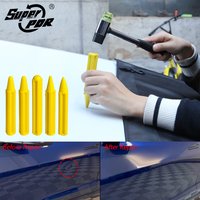 Super PDR 5 Stück Knock Down Tap Down Tools Paintless Dent Repair Tool Gelber Nylonstift Dent Removal Kits Knockdown Kits Handwerkzeug