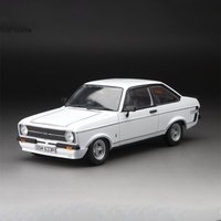 Diecast Original 1/18 Scale 1976 Escort MKII RS Mexico Simulation Alloy Car Model Static Display Collectible Gift Souvenir