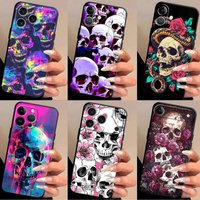 Phone Cover Case for Apple iPhone 17 Pro Max Air 16 XS XR 12 Plus 11 13 Mini 15 7 8 Skull Head Cool