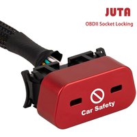 JUTA OBD2 Lock Aluminum Alloy Material OBDII Socket Locking Device Vehicle OBD Port Protection Cover