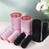 【6Pcs Hair Rollers Self Grip Heatless Hair Curler Different Size No Heat Self-adhesive Curling Hairdressing Styling Tool】