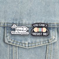 Electronic Engineer Enamel Pins You Can't Resist Me Brooches Lapel Badges 2B NOR Gate Tech Humor Jewelry for Friends