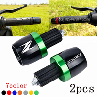 7/8" 22 MM Universal Motorcycle Handle Bar End Handlebar Grips Ends Sliders Cap Plug For Z1000SX Z 1000 1000SX SX Green