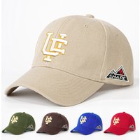 Unisex UF Embroidered Side SHAPE Baseball Caps Spring and Autumn Outdoor Adjustable Casual Hats Sunscreen Hat